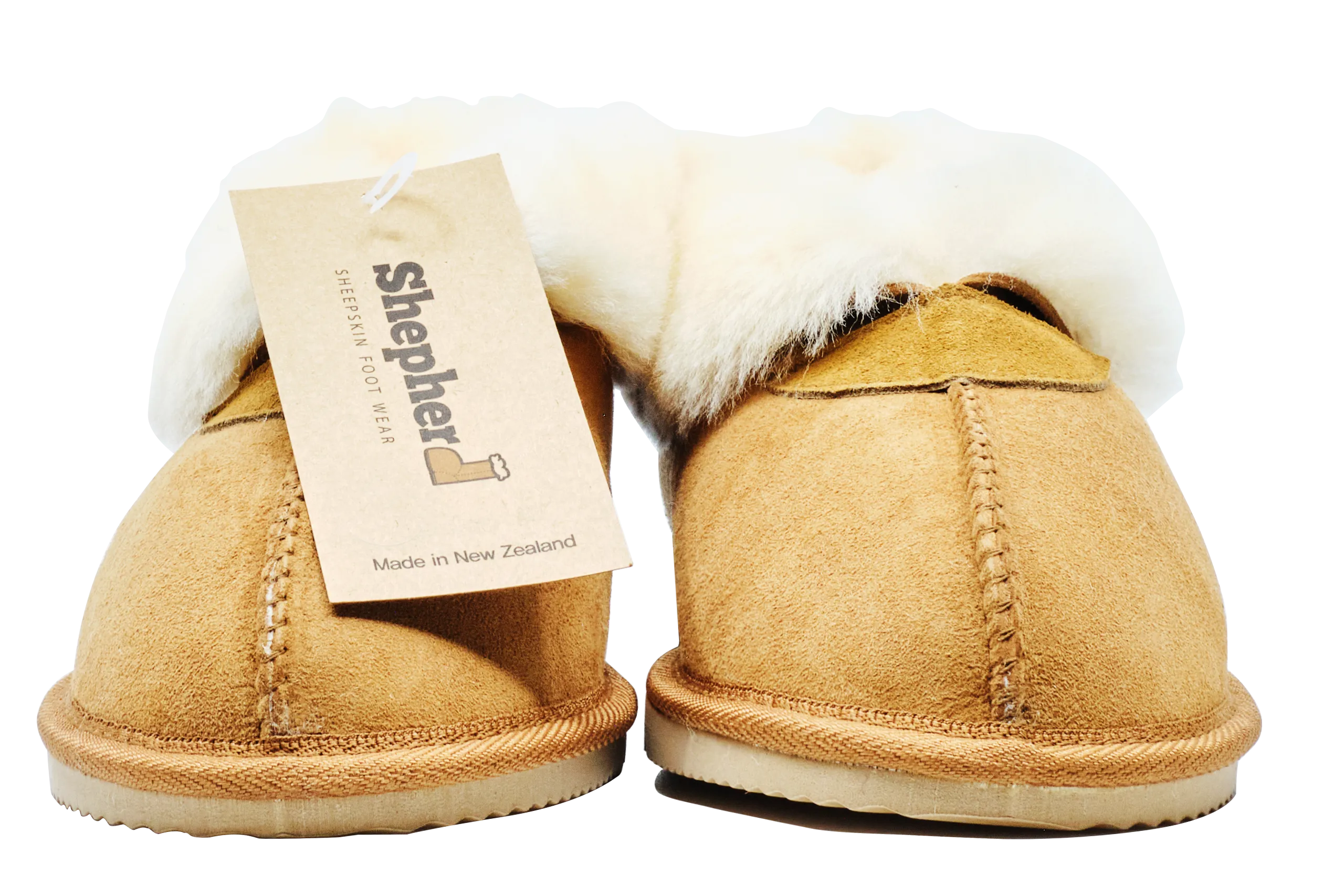 Sheepskin Wool Hardsoles /Brown