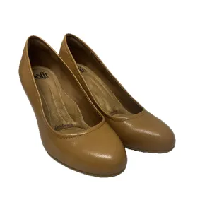 Shoes Heels Block By Sofft In Tan, Size: 8