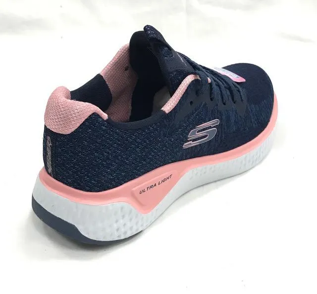 Skechers scarpa sportiva da donna Solar Fuse Brisk Escape 13328 NVPK blu-rosa