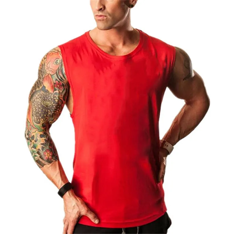 Skull Bodybuilding Stringer Tank Tops men Gyms Stringer Shirt Fitness Tank Top Men Gyms Clothing Cotton Vest hoodies