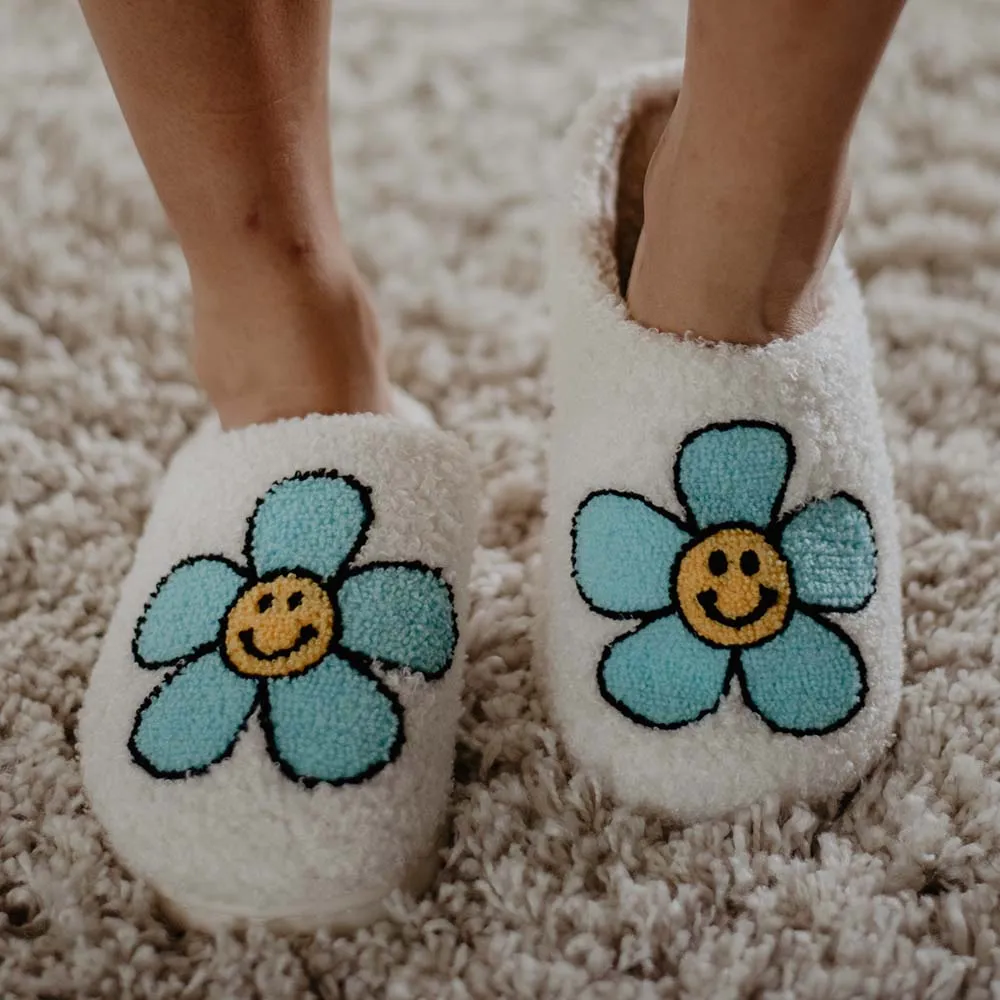 Slippers Smiley face holiday Christmas Happy Santa Baseball Rainbow Strawberry Boots Hat Bunnies Easter