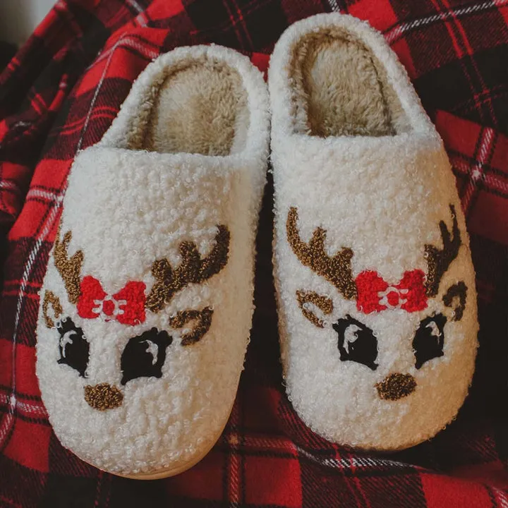 Slippers Smiley face holiday Christmas Happy Santa Baseball Rainbow Strawberry Boots Hat Bunnies Easter