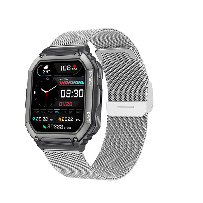 Smart Watch Bluetooth Calling Music Playback Heart Rate Blood Pressure Outdoor Sports Three-Proof IP67 Waterproof