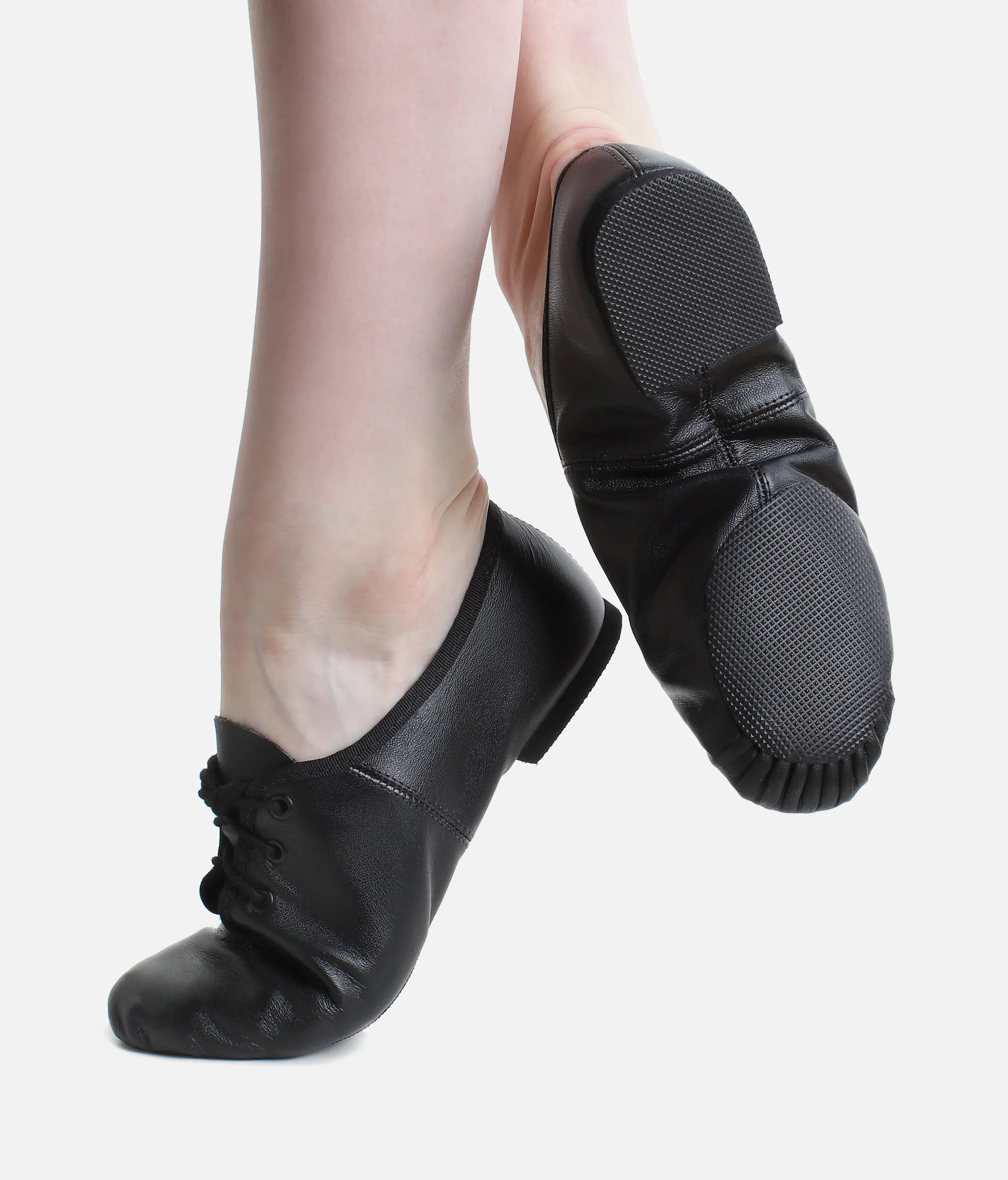 Split Sole Laced Jazz Shoe - JZE09 L