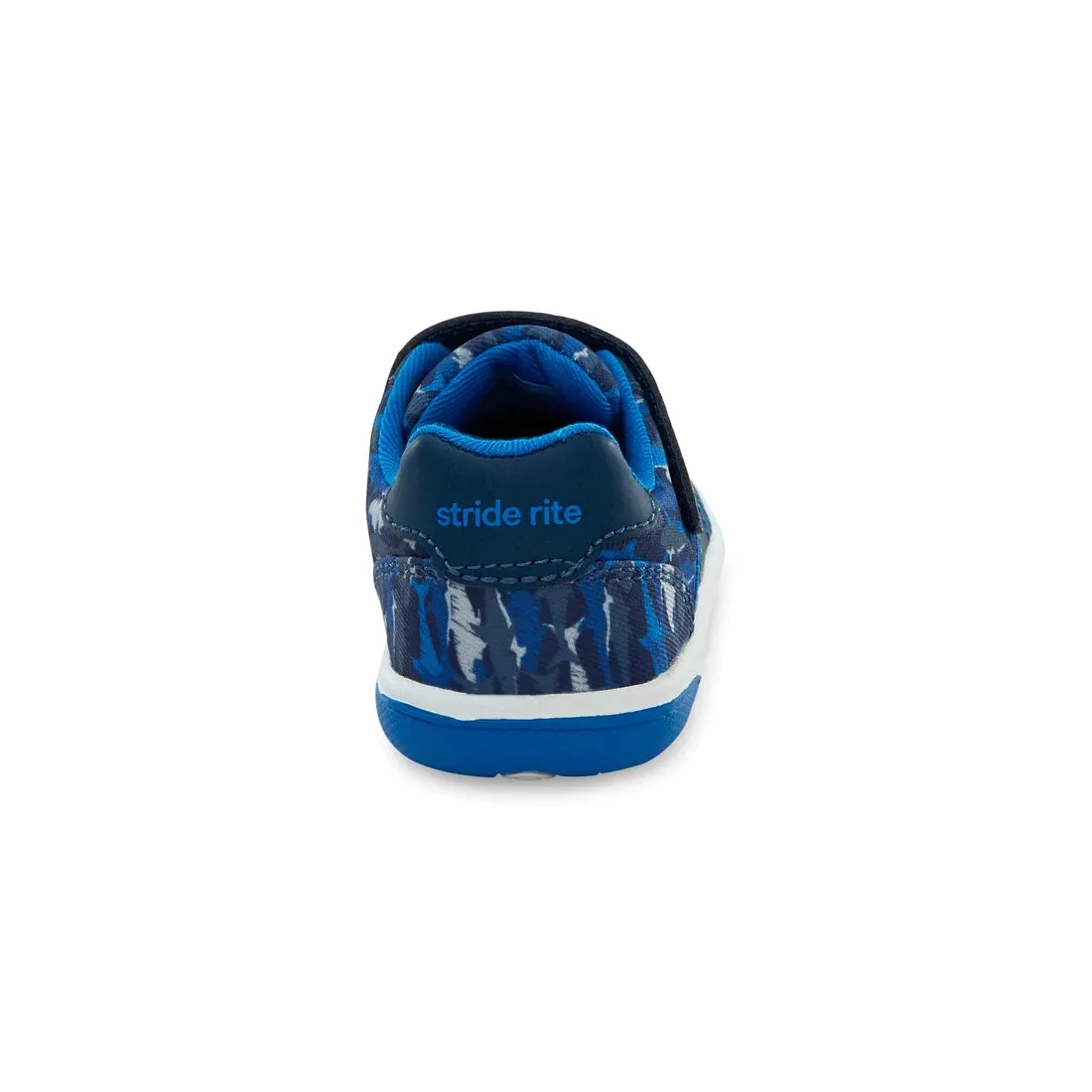 Stride Rite Navy Shark Thompson Baby Sneaker