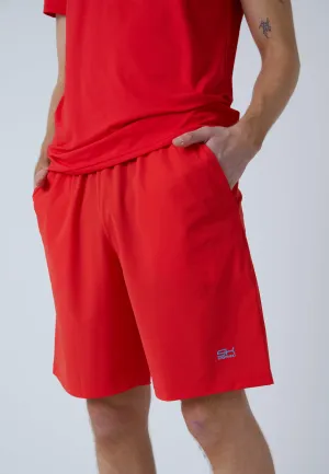 Tennis shorts long, red