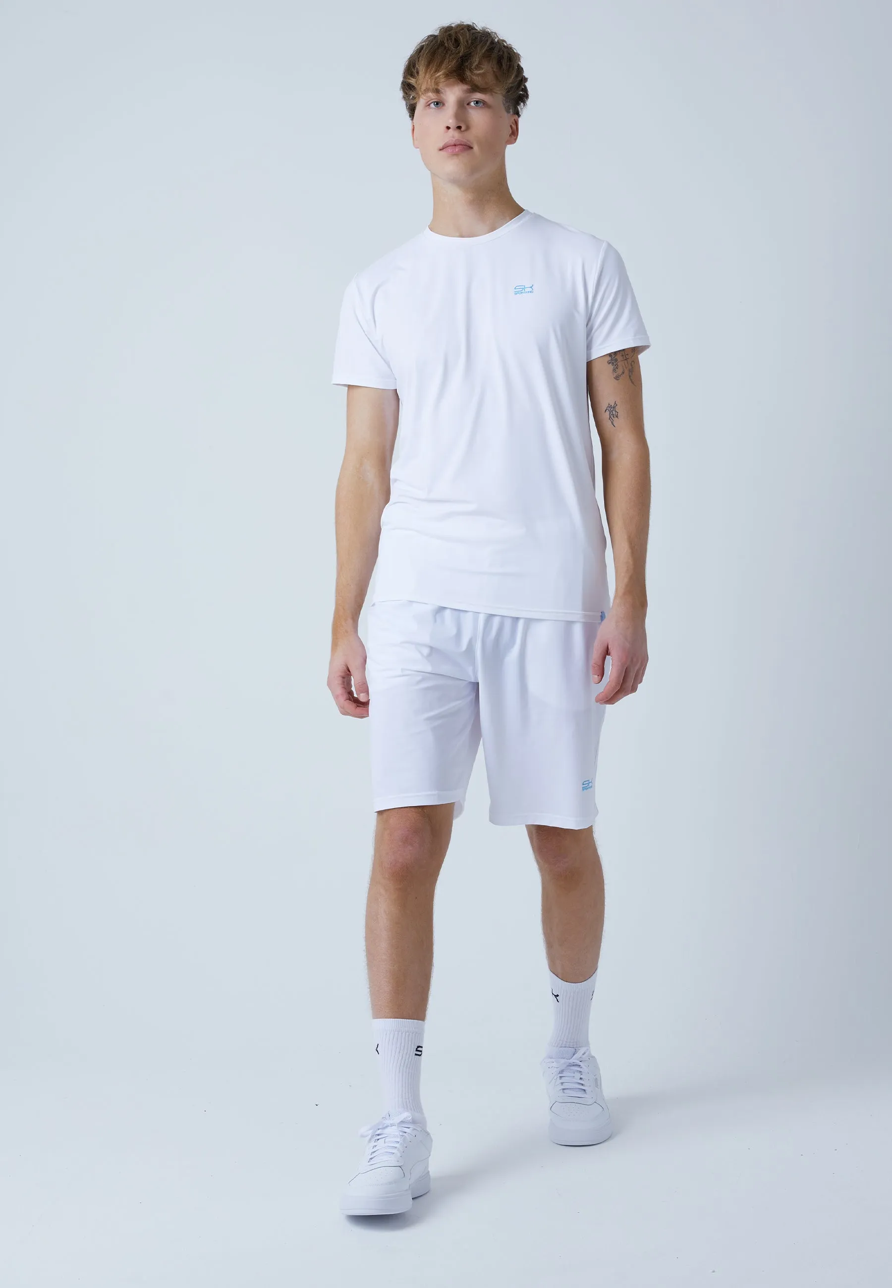 Tennis shorts long, white