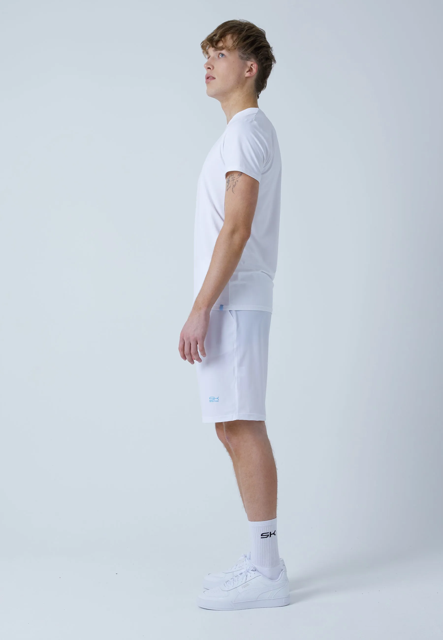 Tennis shorts long, white