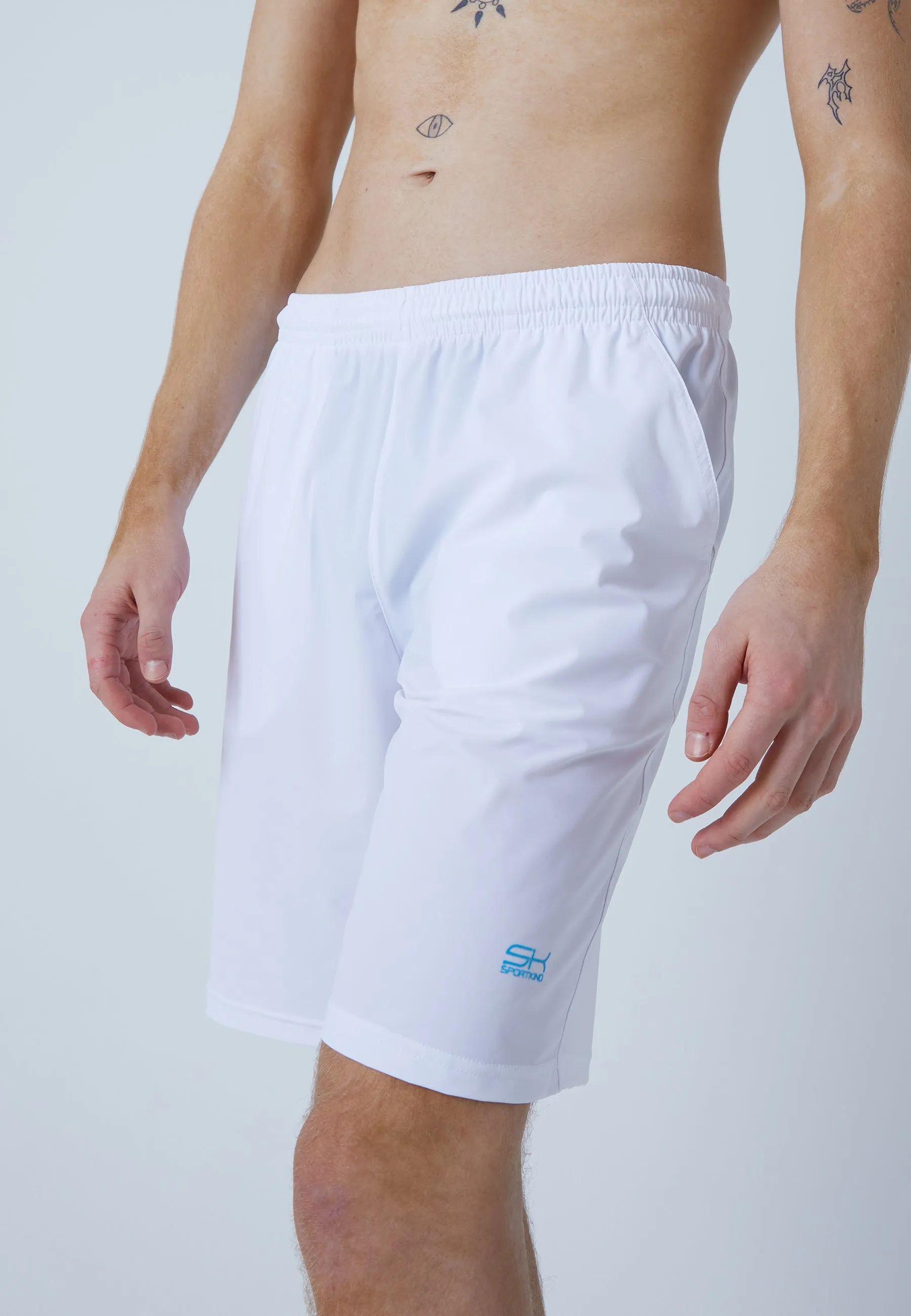 Tennis shorts long, white