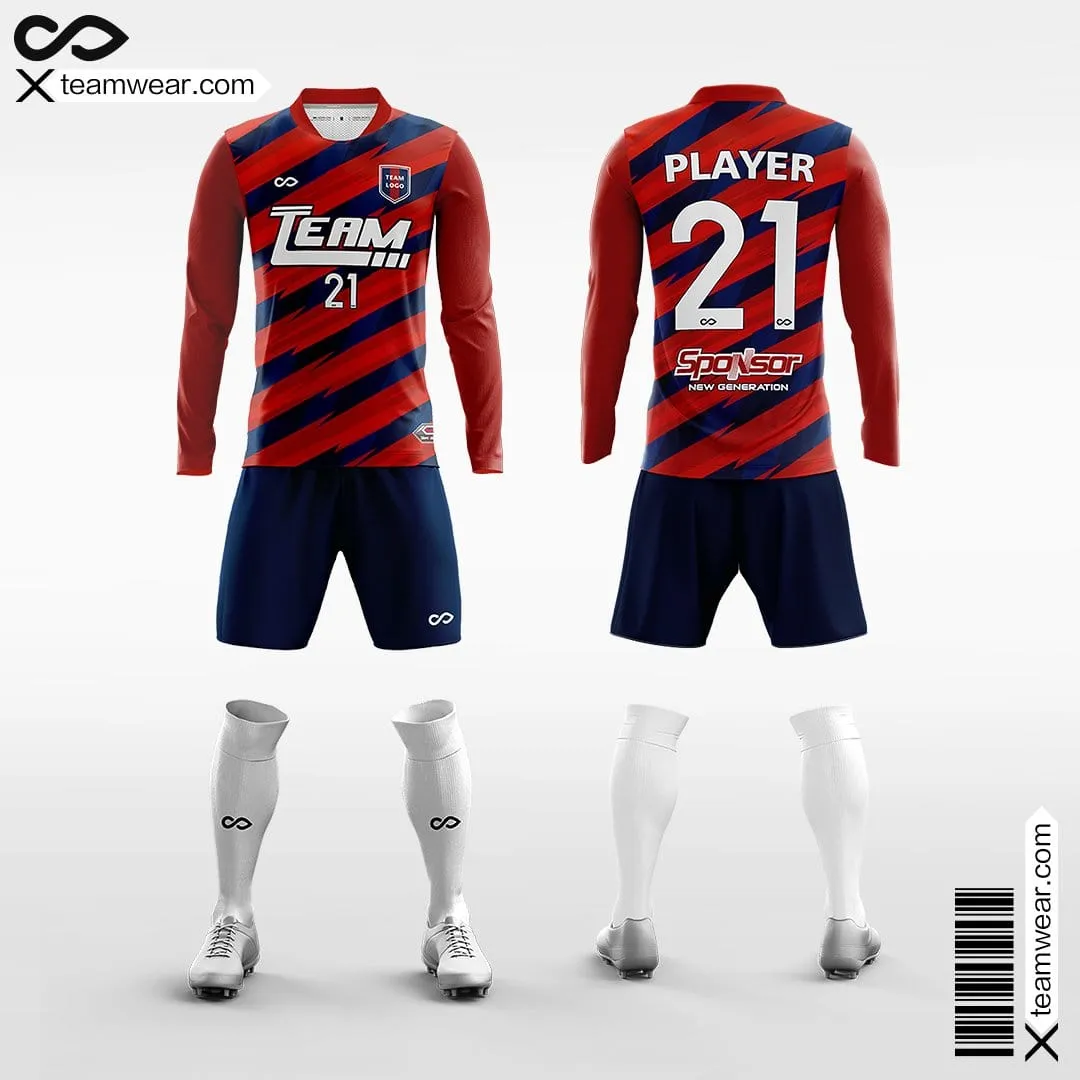 Thorn - Men's Sublimated Long Sleeve Football Kit