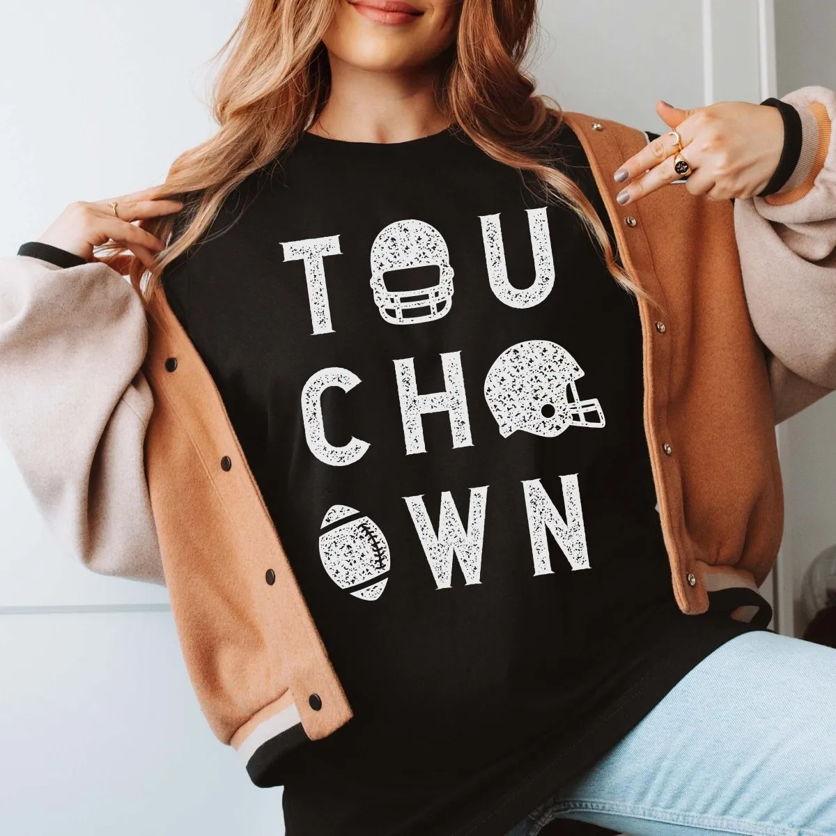 Touchdown Helmet Graphic Tee