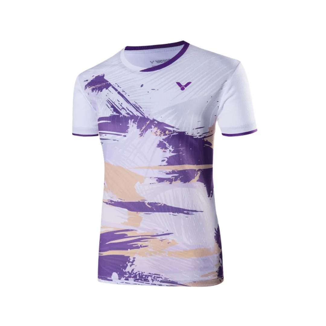 Victor T-36000TD J Women's Badminton Game T-shirt (Lilac)