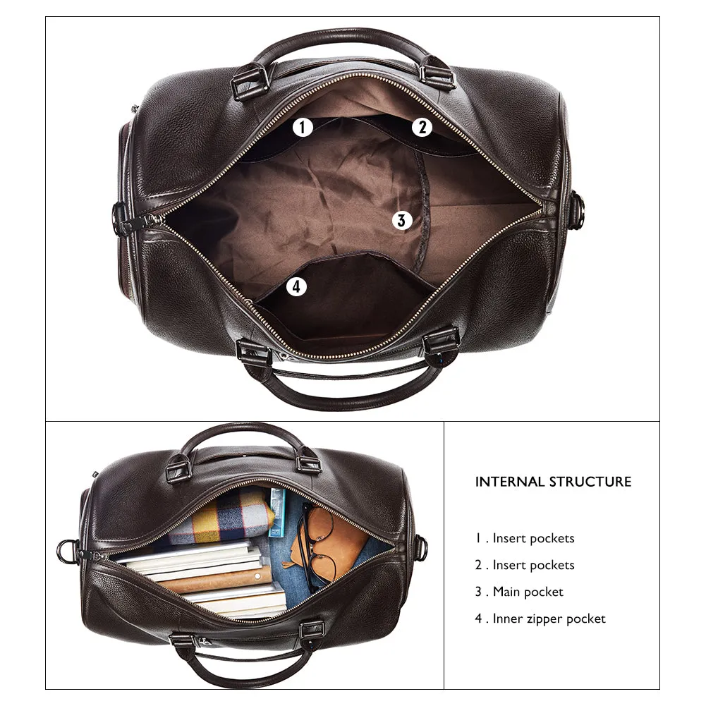 Vixen Fitness Must-Have: Leather Gym Duffel Bag