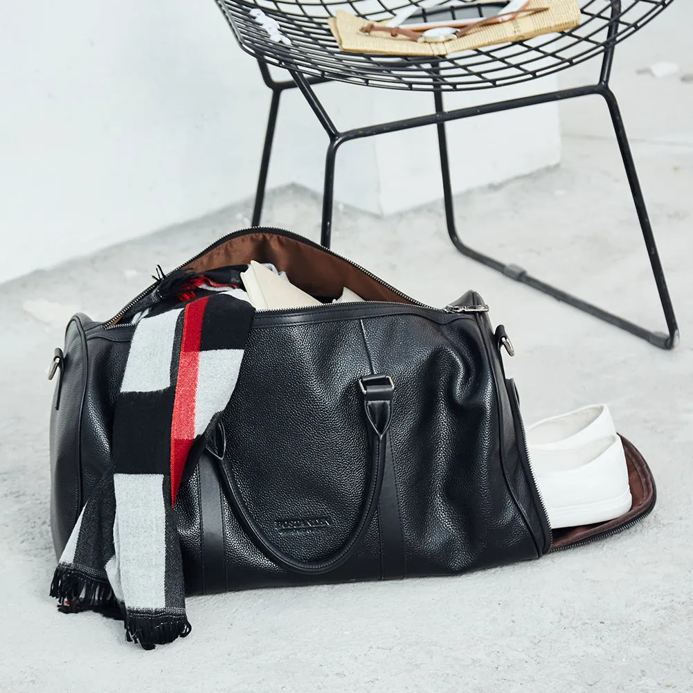 Vixen Fitness Must-Have: Leather Gym Duffel Bag