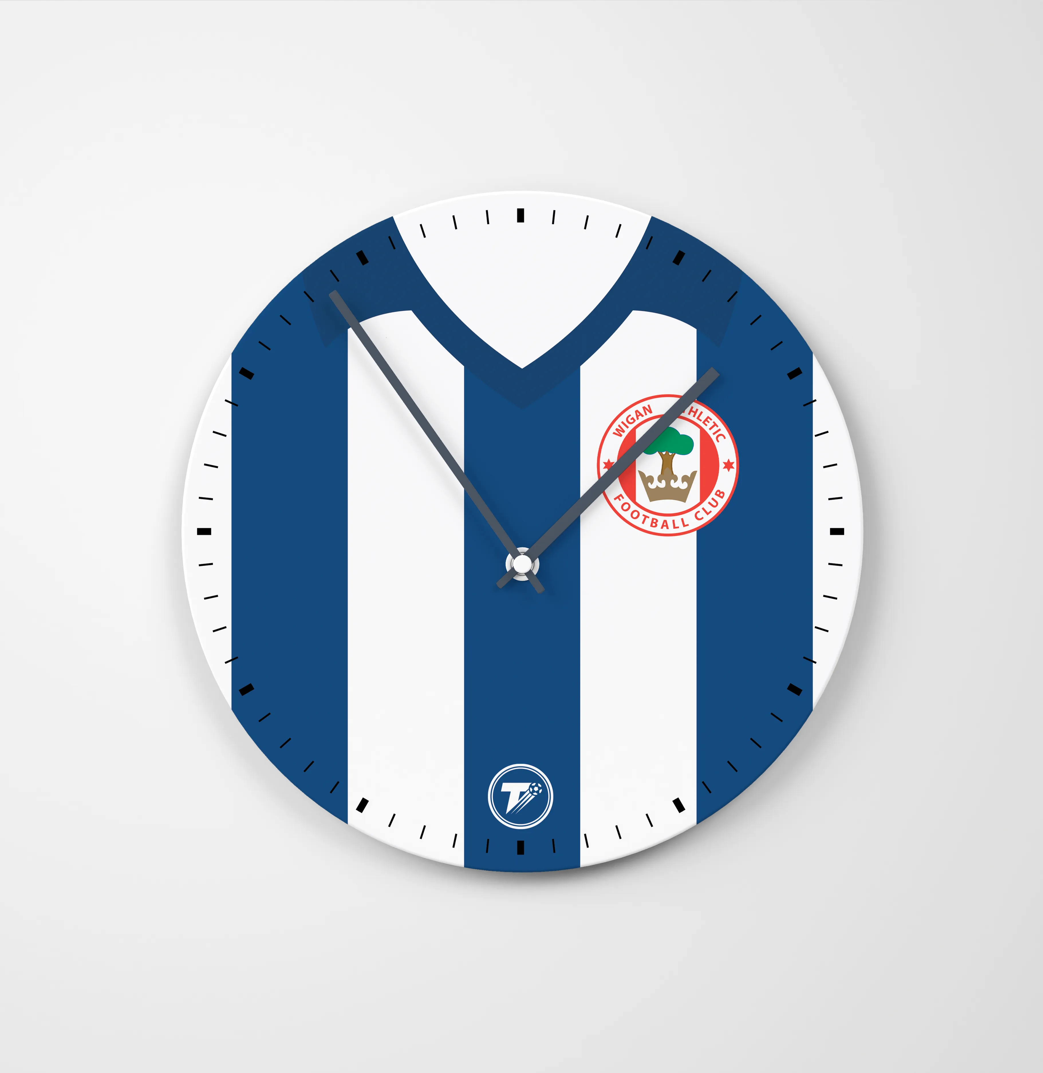 Wigan Athletic 1982 Glass Clock