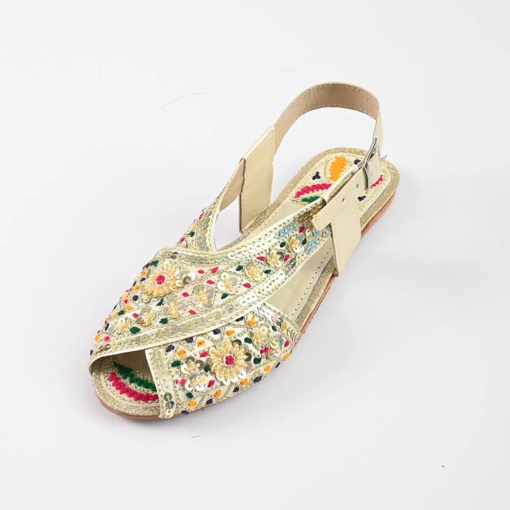 Women's Alicante Embellishment Design Peshawri Chappal