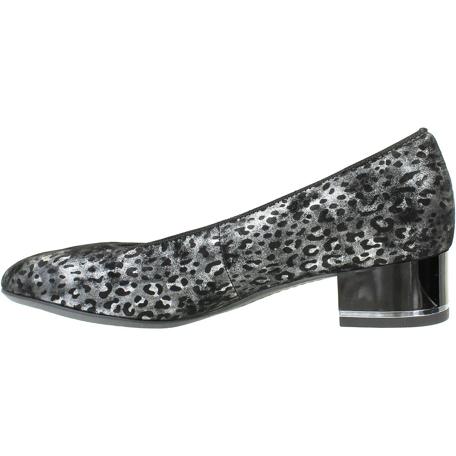 Women's Ara Shoes Gabrielle Silver Onzakid Leather