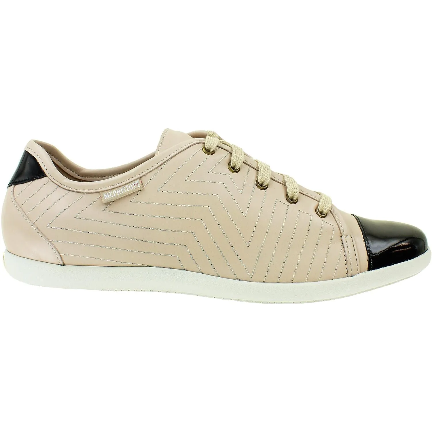 Women's Mephisto Ketty Light Taupe Silk Leather