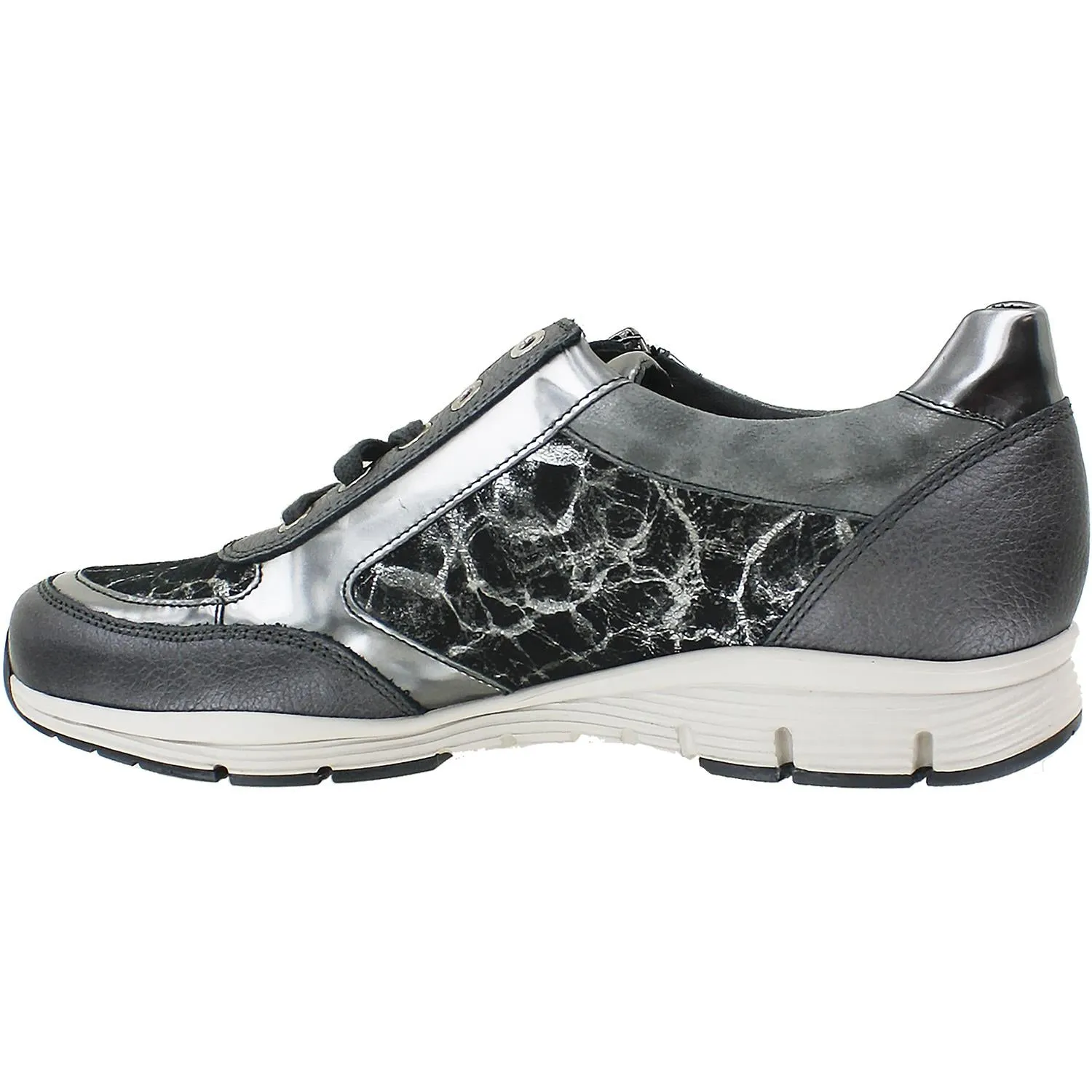 Women's Mephisto Ylona Graphite Leather Combi