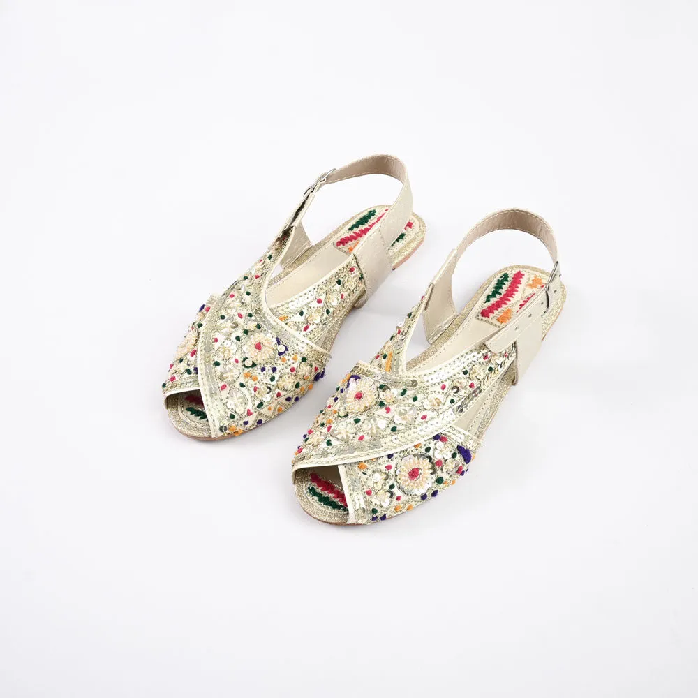 Women's Pascani Embellishment Design Peshawri Chappal