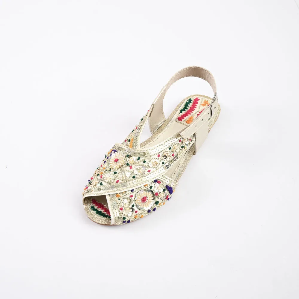 Women's Pascani Embellishment Design Peshawri Chappal