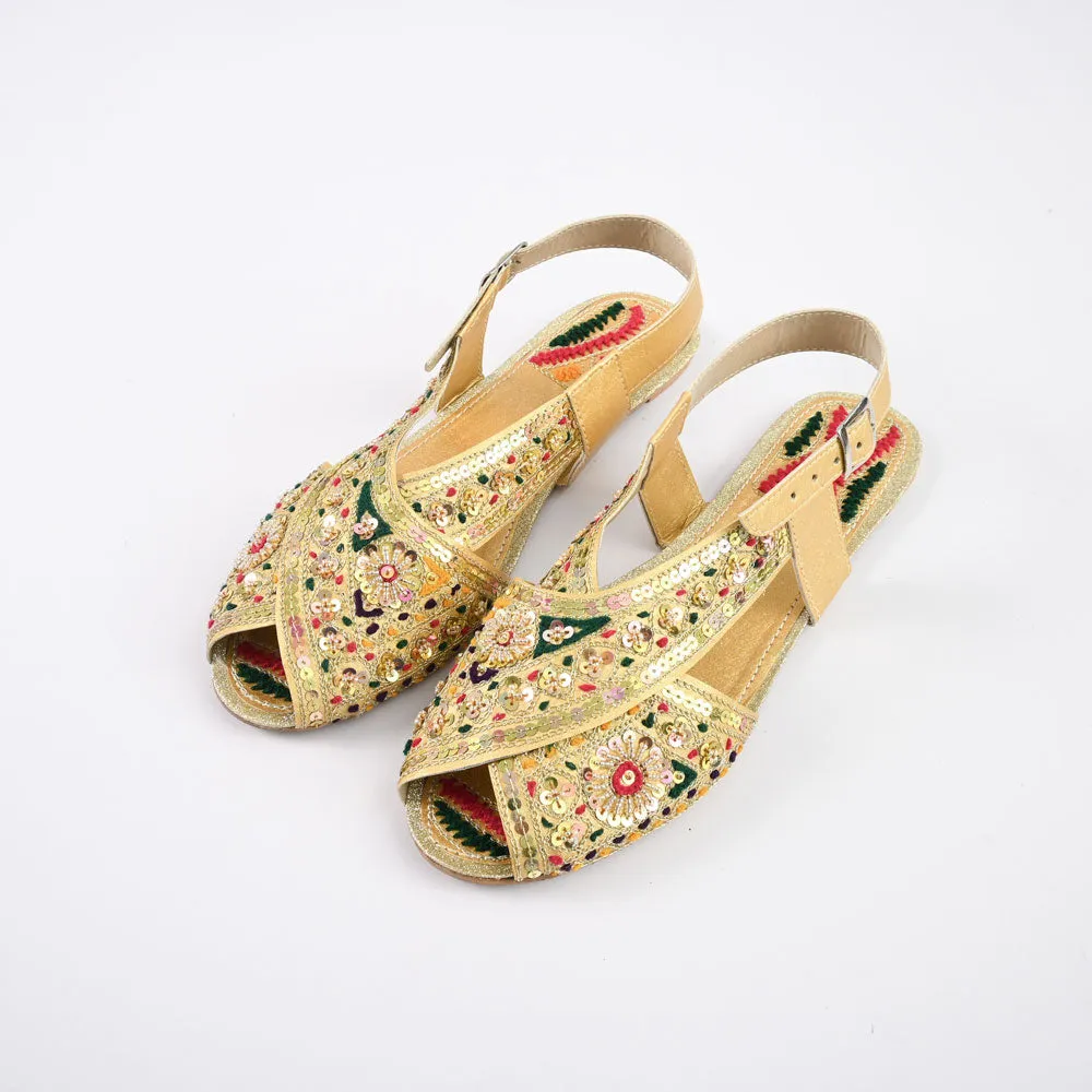 Women's Pascani Embellishment Design Peshawri Chappal