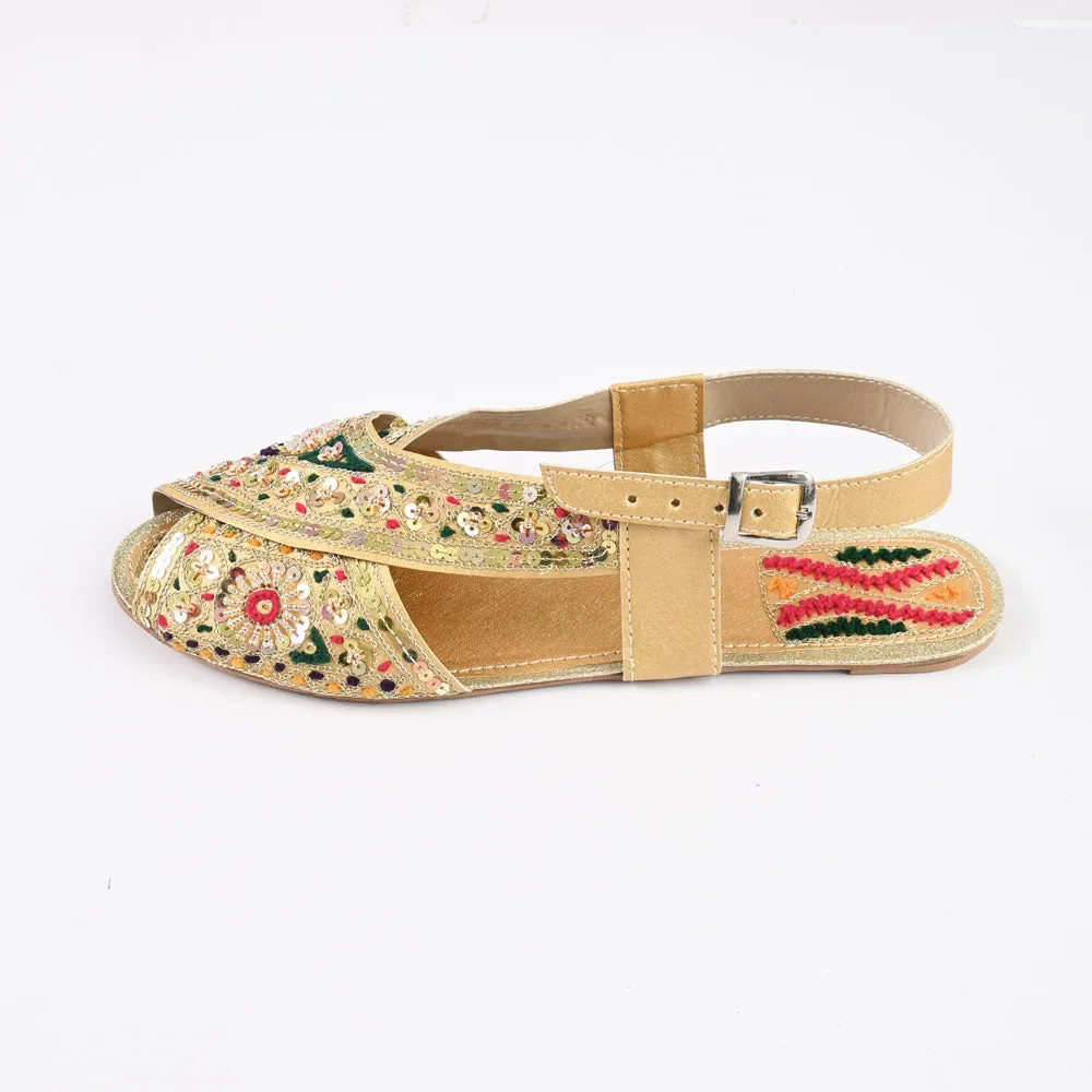 Women's Pascani Embellishment Design Peshawri Chappal