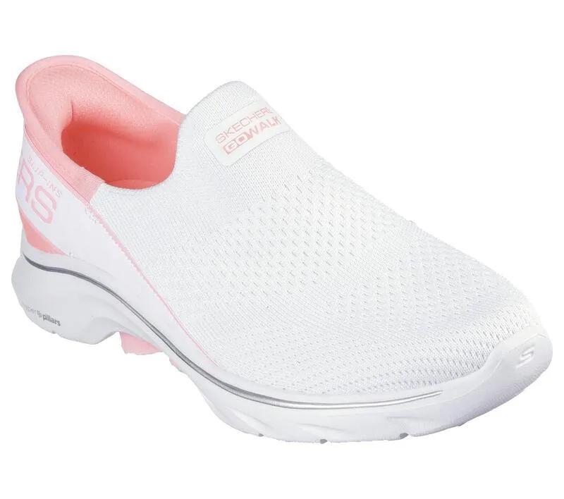 Women's Wide Fit Skechers 125231 Slip-ins Go Walk 7 Mia Sneakers