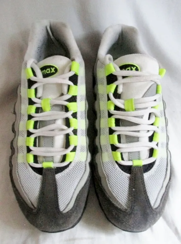 YOUTH KIDS Nike AIR MORE AIRMAX 95 MORE UPTEMPTO Sneaker Trainer GRAY 7 Running