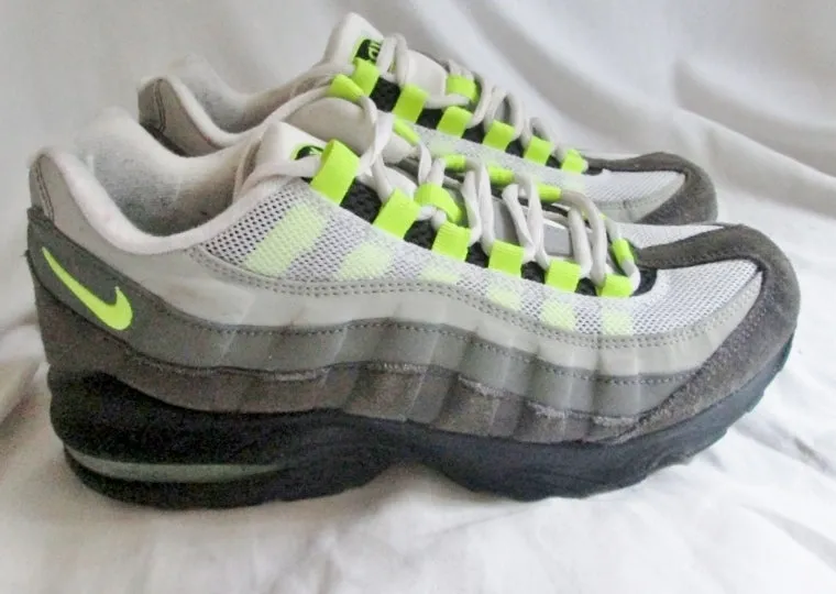 YOUTH KIDS Nike AIR MORE AIRMAX 95 MORE UPTEMPTO Sneaker Trainer GRAY 7 Running